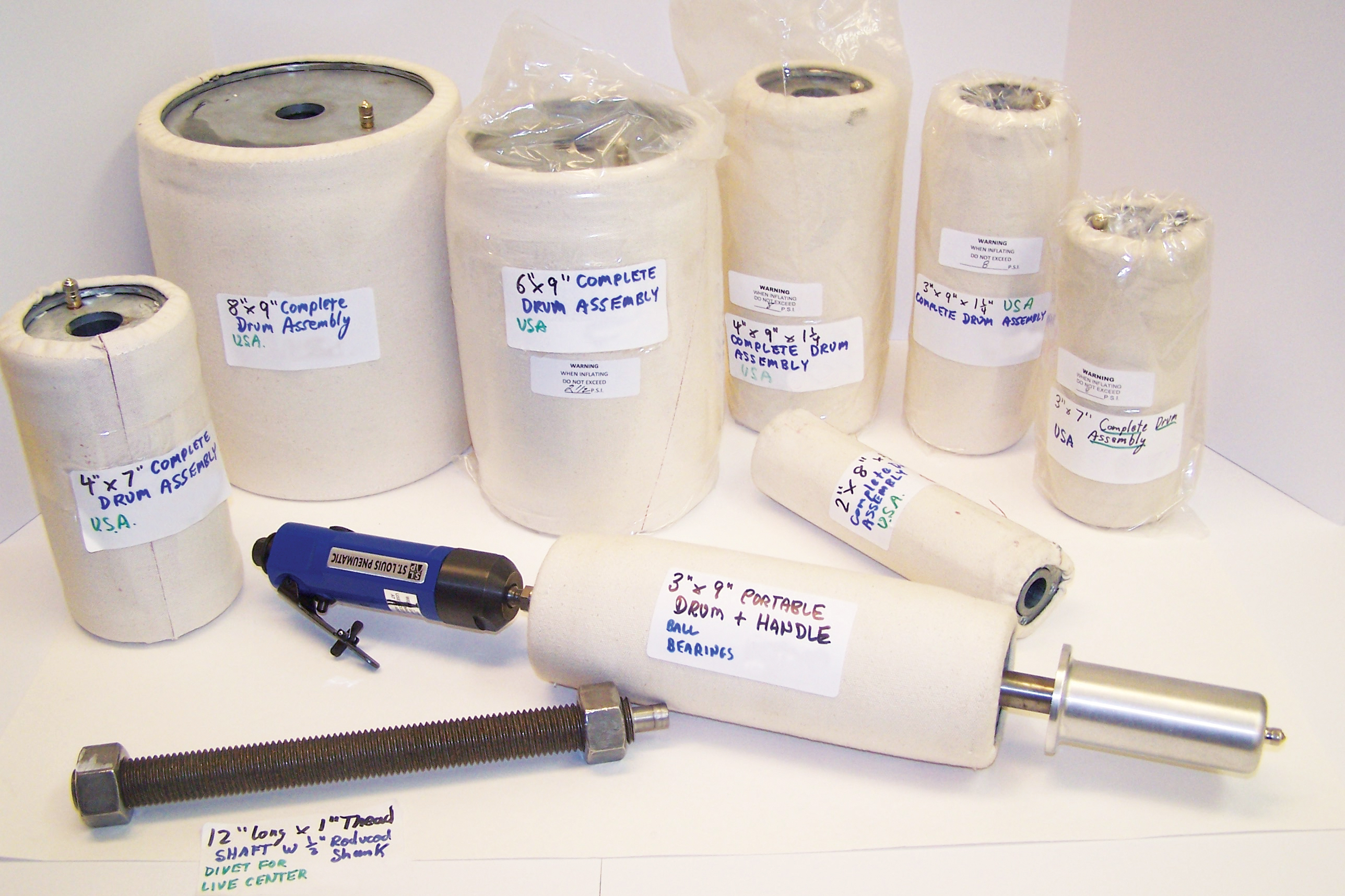 USA Pneumatic Contour Drum Assemblies