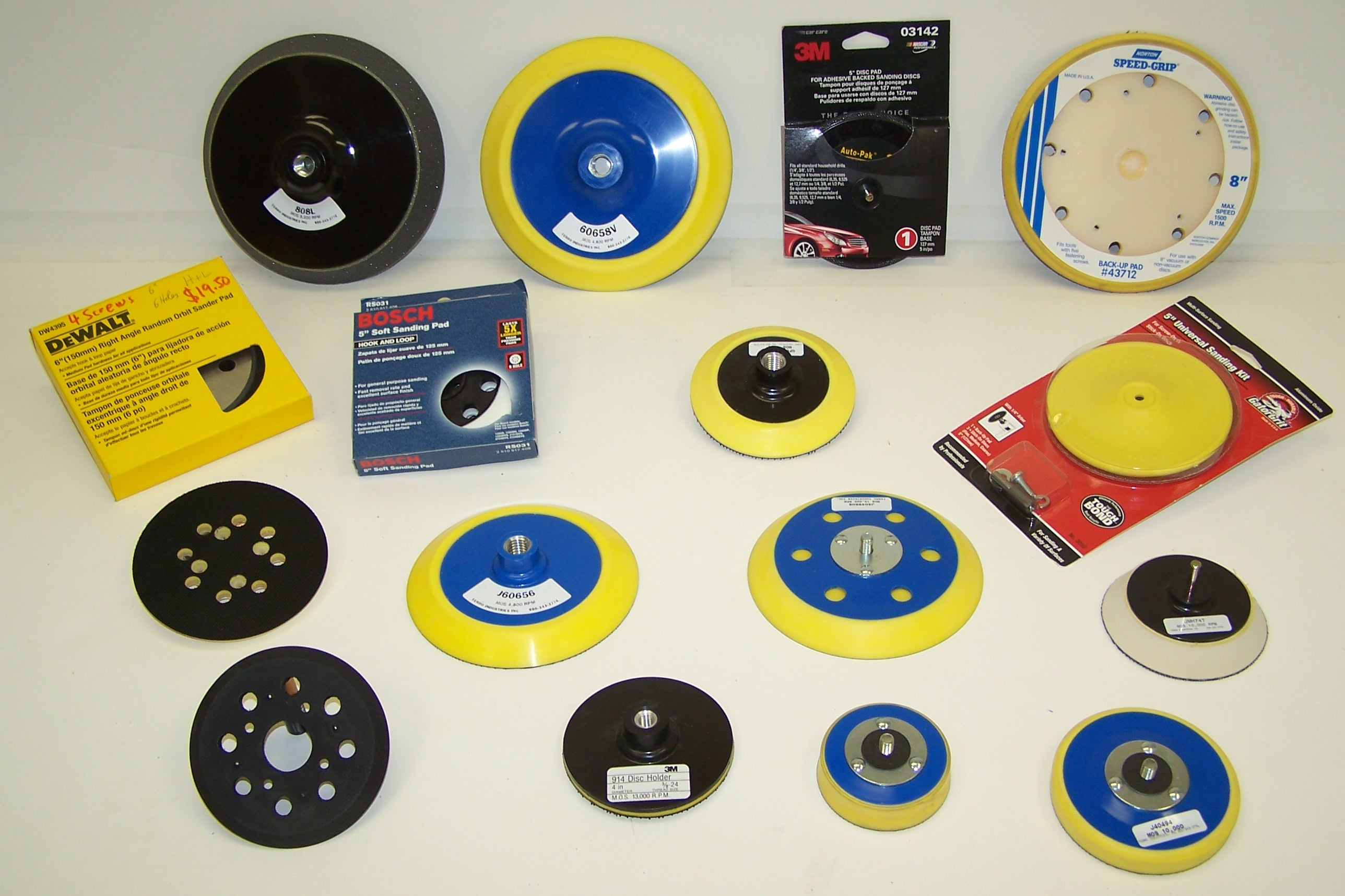 Foam Power Sander Pad                          ... Details about   Full Circle-PWR PAD 8-1/2 In 